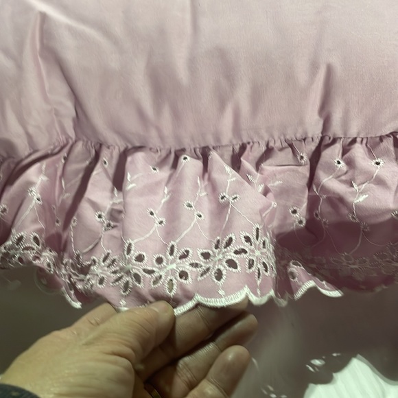 Rose colored pillows bolster round and rectangular removable covers nwot - Picture 3 of 9